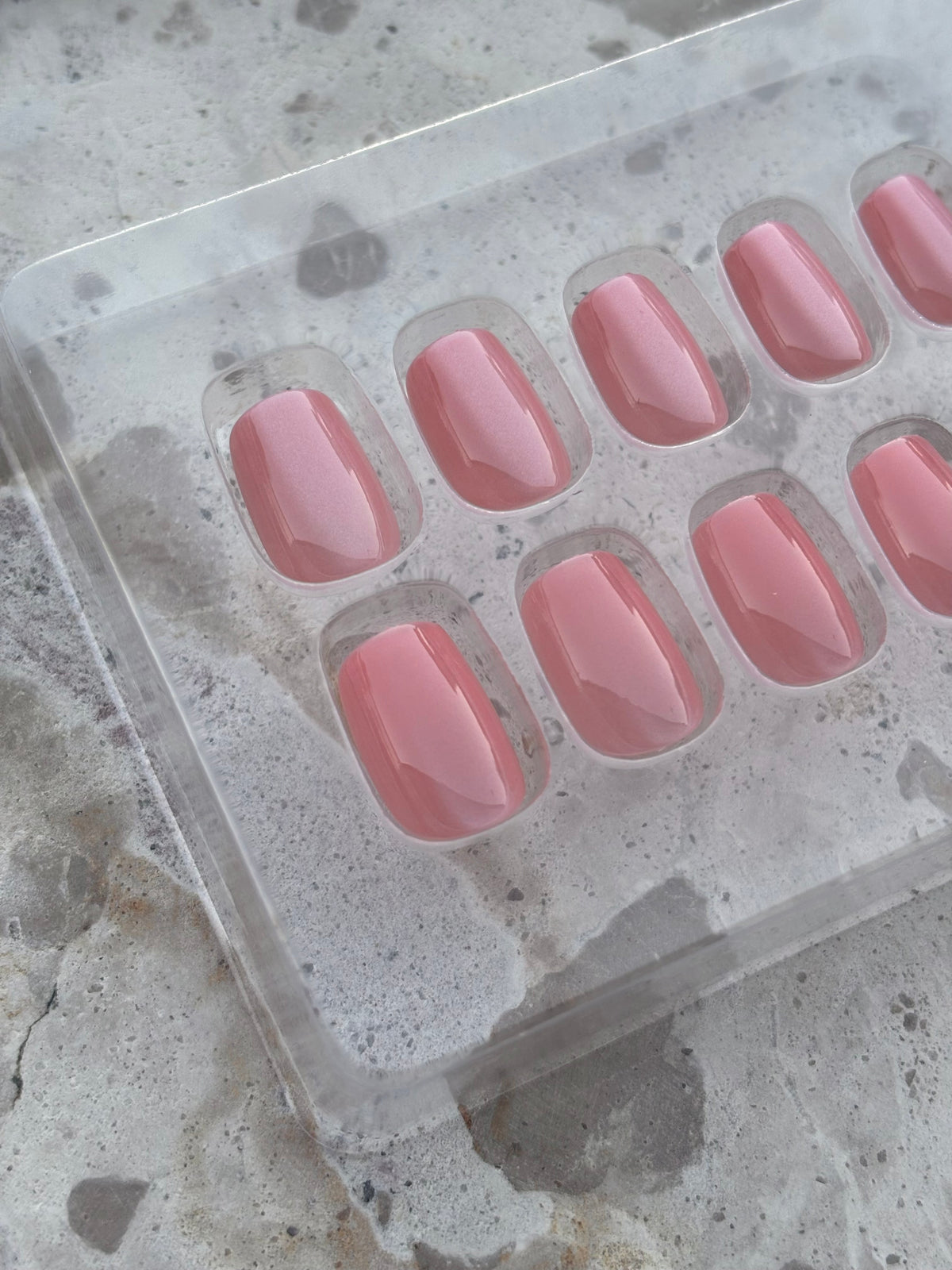 Pink Glow-Short Square